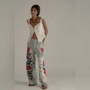 🔥 NWT FREE PEOPLE WE THE FREE LOST AND FOUND JEANS 🔥 size 29